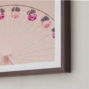 "Gira Gira" - Art Print in Cotton Candy by Caroline Mint - Frame Close-up