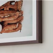 "All Star" - Art Print in Leather by Alicia Abla - Frame Close-up
