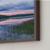 "Blue Hour Reflections" - Art Print in Dawn Blue by Julia Preminger - Frame Close-up