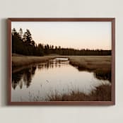 "Silent River" - Art Print in Dusk by Tania Medeiros - Framed