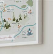 "A stroll through the Hundred Aker Wood" - Art Print in Field by Char-Lynn Griffiths - Frame Close-up