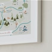 "A stroll through the Hundred Aker Wood" - Art Print in Field by Char-Lynn Griffiths - Frame Close-up