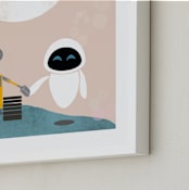 "out there" - Art Print in Sandstorm by Maja Cunningham - Frame Close-up