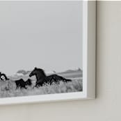 "That Wild Dream" - Art Print in Black White by Amy Carroll - Frame Close-up