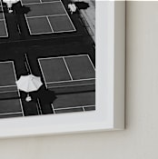 "Game Time" - Art Print in Asphalt by LindseyErin - Frame Close-up