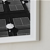 "Game Time" - Art Print in Asphalt by LindseyErin - Frame Close-up