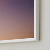 "Between Day and Night" - Art Print in Dusky Pink by Katrina Lindhorst - Frame Close-up