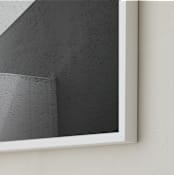 "White Walls" - Art Print in monochrome by lulu and isabelle - Frame Close-up