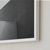 "White Walls" - Art Print in monochrome by lulu and isabelle - Frame Close-up