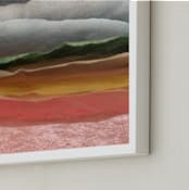"the Sun Shines Again" - Art Print in Multicolor by Karen Kardatzke - Frame Close-up