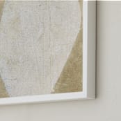 "Essence" - Art Print in Sand by Jennifer Daily - Frame Close-up