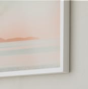 "isla obscura I" - Art Print in coral by Kamala Nahas - Frame Close-up