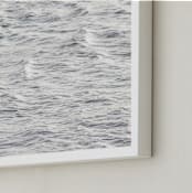 "Under the surface" - Art Print in Silver by Lisa Sundin - Frame Close-up