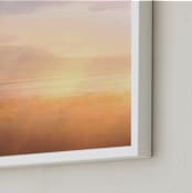 "Desert Dreams" - Art Print in Desert Glow by Lisa Sundin - Frame Close-up