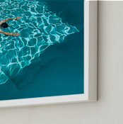 "Bliss" - Art Print in Water by Sadye Sagov - Frame Close-up