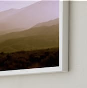 "Indian Canyon" - Art Print in Lavender Golden Hour by Lisa Sundin - Frame Close-up