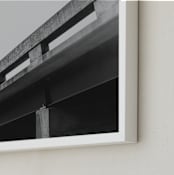 "Bridge Lines" - Art Print in Concrete by Brianne Larsen - Frame Close-up
