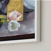 "Kitchen Still Life" - Art Print in Charcoal by Caitlin Winner - Frame Close-up