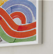 "Big Wave Sm" - Art Print in Multi by Lise Gulassa - Frame Close-up