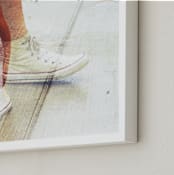 "Traction" - Art Print in All Star by Sasquatch Mansfield - Frame Close-up