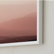"Sunset at Aguereberry Point " - Art Print in Sunset Copper by Marker Girl - Frame Close-up