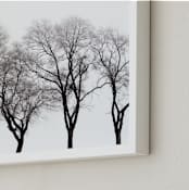 "abstract trees" - Art Print in ink by Baumbirdy - Frame Close-up