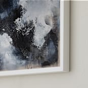 "One Night" - Art Print in Black & Beige by Julia Contacessi - Frame Close-up