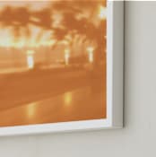 "Sunset de Blur" - Art Print in Mellow by Katrina Lindhorst - Frame Close-up
