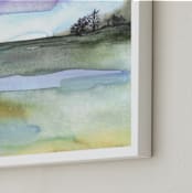 "Lavender Sky" - Art Print in Lavender by Sonal Nathwani - Frame Close-up