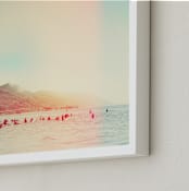 "Mondos 1" - Art Print in pink haze by Kamala Nahas - Frame Close-up