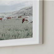 "Wander" - Art Print in Breezy by Sara Hicks Malone - Frame Close-up