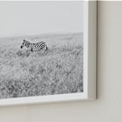 "Going Into the Wild" - Art Print in Black and White by Alison Holcomb - Frame Close-up