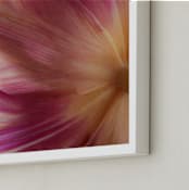 "Parrot Tulip" - Art Print in Lilac by Elena Kulikova - Frame Close-up