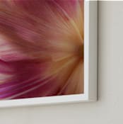 "Parrot Tulip" - Art Print in Lilac by Elena Kulikova - Frame Close-up