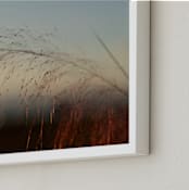 "Airy Afternoons" - Art Print in Blue by Em Hale - Frame Close-up
