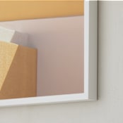 "City Block Tetris" - Art Print in Sunlight Yellow by Lisa Sundin - Frame Close-up