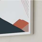 "Woven Women I" - Art Print in Pink by Multiple Artists - Frame Close-up