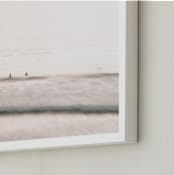 "Pacific Shine II" - Art Print in Sunset Blush by Shannon Howard - Frame Close-up