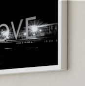 "Lovelight" - Art Print in Black and White by AMANDA LOMAX - Frame Close-up