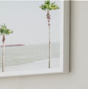 "White Hot" - Art Print in White Hot by Erin Beutel - Frame Close-up