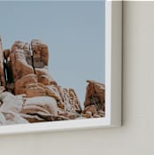 "Upward" - Art Print in Desert by Ilze Lucero - Frame Close-up