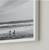 "Ventura 1" - Art Print in charcoal by Kamala Nahas - Frame Close-up