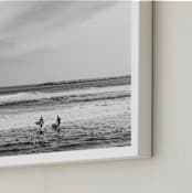 "Ventura 1" - Art Print in charcoal by Kamala Nahas - Frame Close-up
