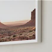 "Valley Sunrise" - Art Print in Sunrise by 1885 Atelier - Frame Close-up