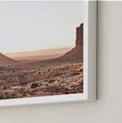 "Valley Sunrise" - Art Print in Sunrise by 1885 Atelier - Frame Close-up