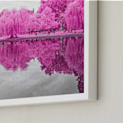 "pink season" - Art Print in Magenta by Deborah Chou - Frame Close-up