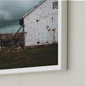 "Ominous" - Art Print in Moody by Heather Cairl - Frame Close-up