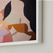 "Magic Gardens II" - Art Print in Peach Paradise by cyrille gulassa - Frame Close-up