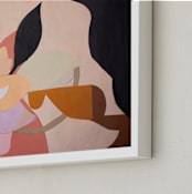 "Magic Gardens II" - Art Print in Peach Paradise by cyrille gulassa - Frame Close-up