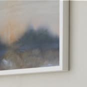 "Coming Into Focus" - Art Print in Mist Grey by Christa Kimble - Frame Close-up